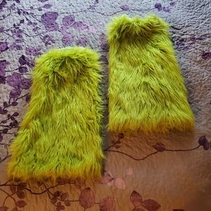 Lime Green Leg Warmers